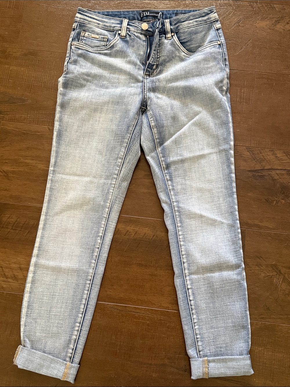 FDJ Light Blue Boyfriend Jeans — Relaxed Everyday Fit